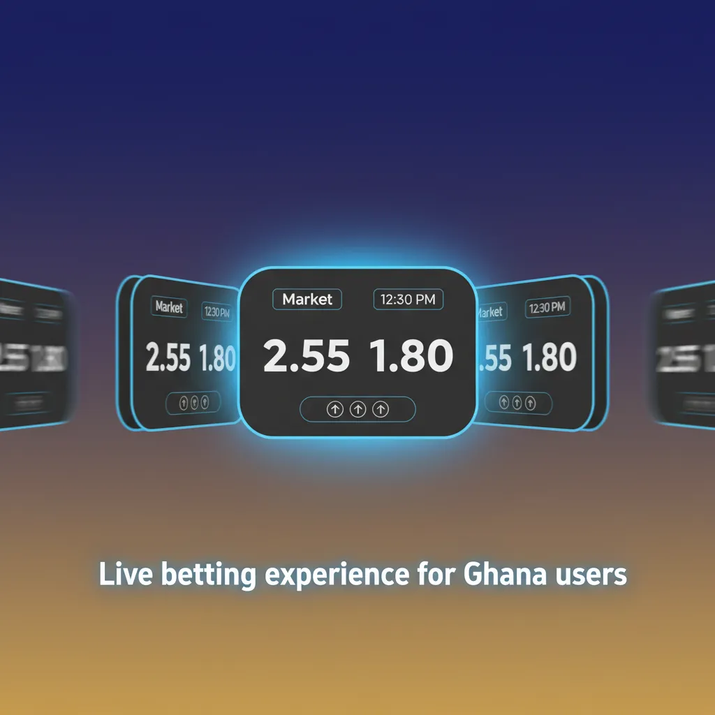 Ghana live betting dashboard with in-play football, tennis, basketball, boxing, live odds, stats, fast slips, and cash-out