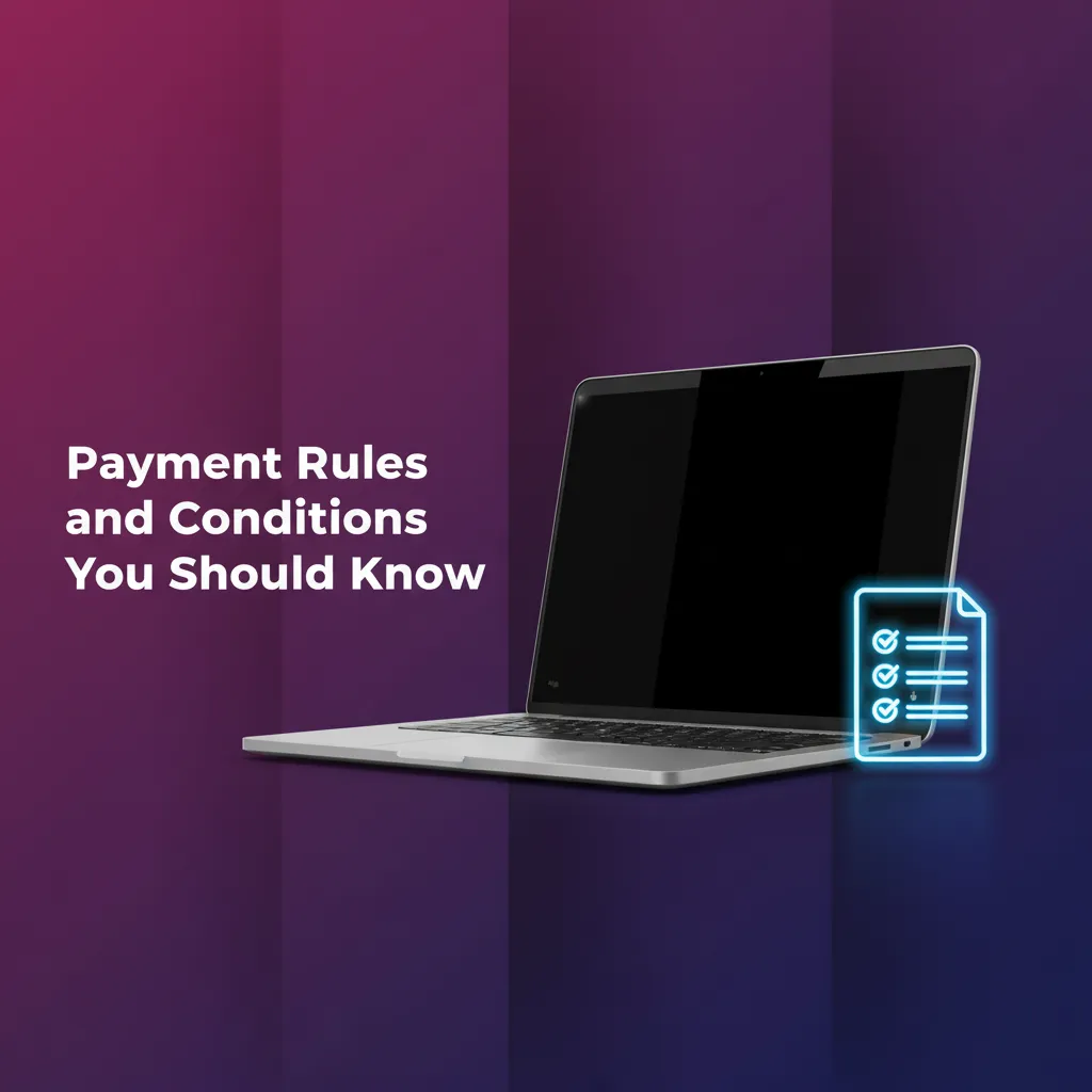 Infographic of Ghana payment rules: use your own method, same-method withdrawals, ID checks, limits, GHS conversions.