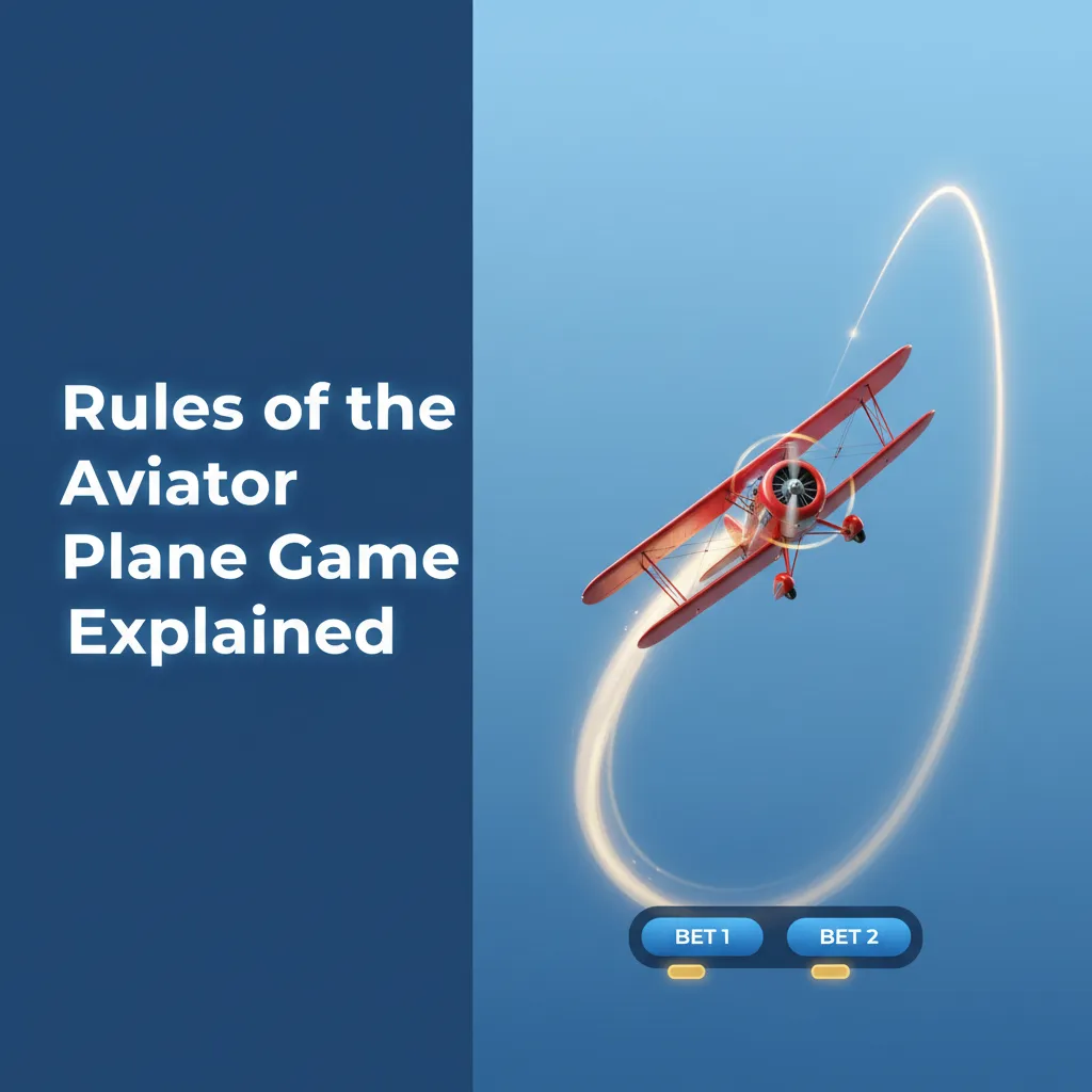 Rules of Aviator: red plane takeoff raises multiplier; bet before launch, cash out anytime; two bets, auto bet/cash-out.