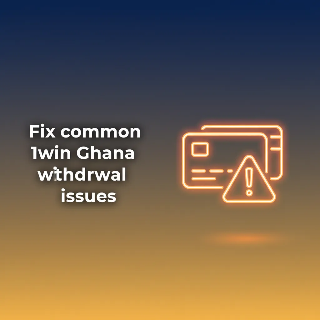 Checklist: 1win Ghana withdrawal issues—KYC, method match, bank declines, crypto delays, wagering, limits.