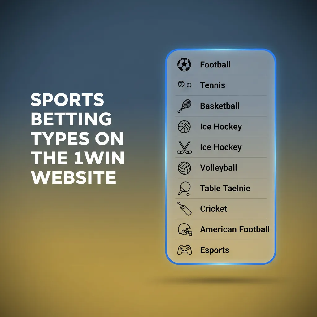 1win sports betting types: pre‑match and live for football, boxing, basketball, tennis; spreads, totals, props, outrights