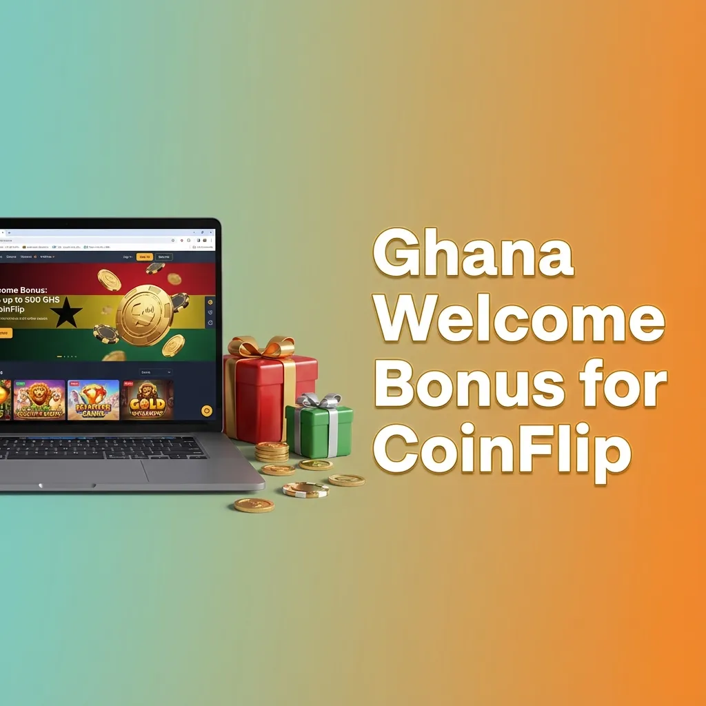 Promo banner for Ghana CoinFlip: +150% first deposit bonus, code 1WINGHANA, min GHS 20, wagering terms apply.