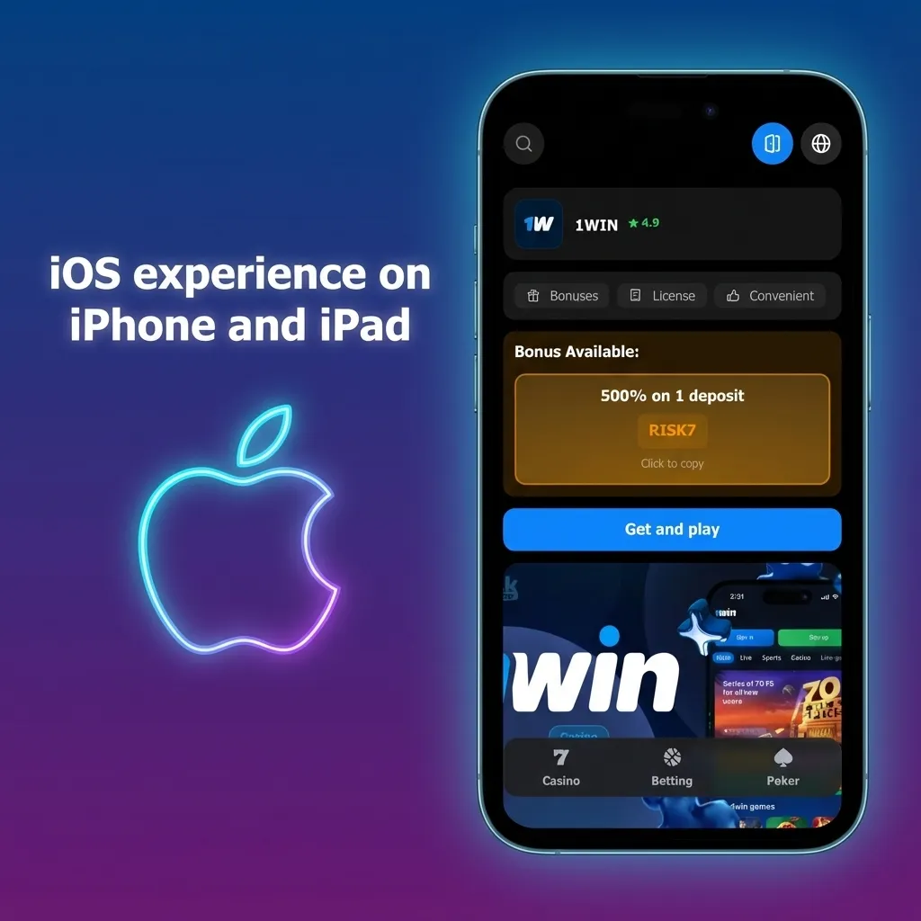 iPhone and iPad showing Safari Add to Home Screen for web app; iOS app coming soon in Ghana; Face ID sign‑in.