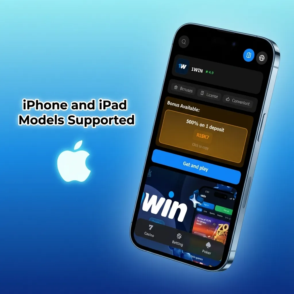 Supported Apple devices: iPhone 8 to 15/15 Pro; iPad 9th/10th gen, Air 4th/5th, Pro 11". PWA requires iOS 12+.