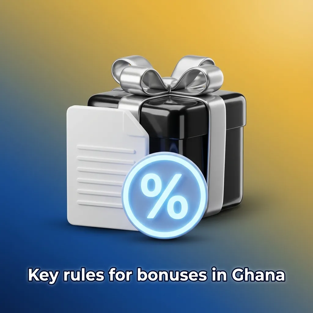 Infographic: Key rules for Ghana bonuses—18+, verified account, wagering, min odds, exclusions, time limits, KYC, taxes.