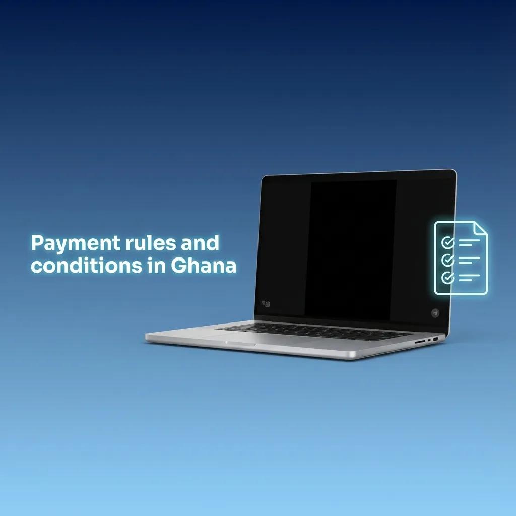 Ghana payment rules: KYC ID/selfie, same-name (no third-party), withdraw to deposit method, turnover, limits and checks.