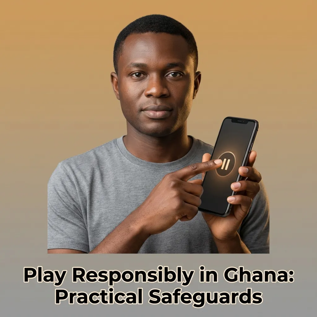 Ghana responsible gambling guide: set weekly budget, use limits, try JetX demo, take breaks, avoid chasing losses. Get help.