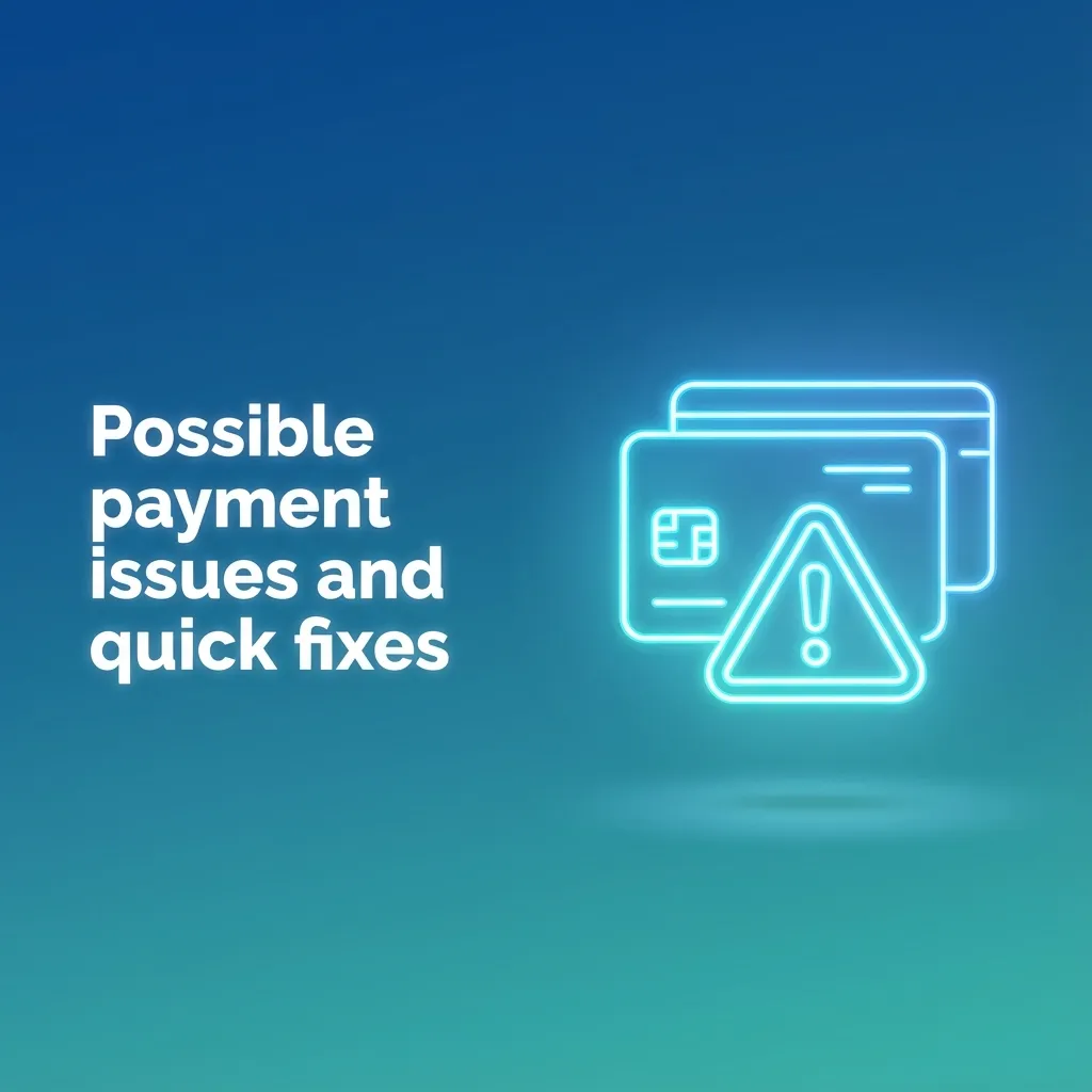 List of payment issues and quick fixes: card declined, wallet delay, crypto network mismatch, limits, bonus lock.