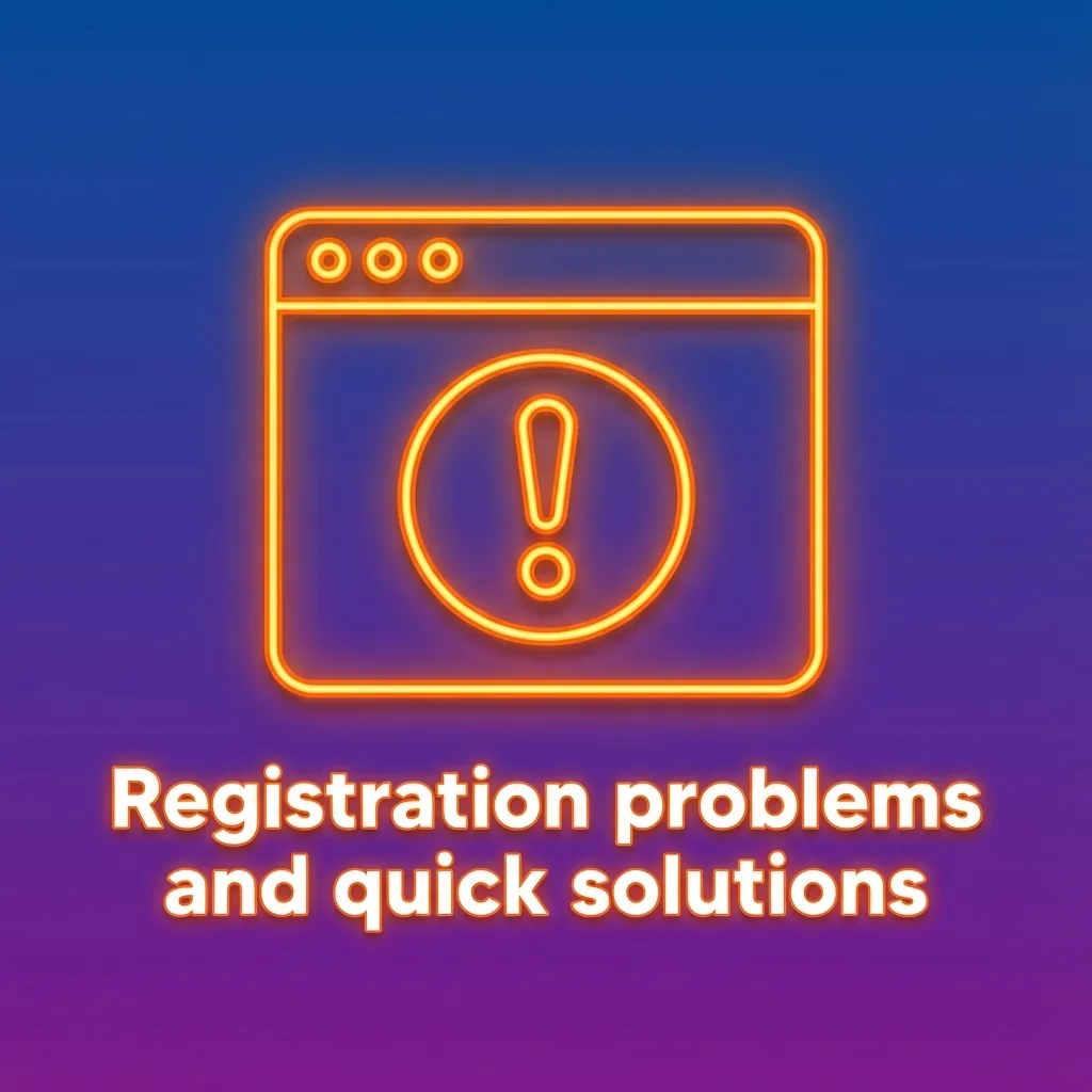 Infographic: Registration problems in Ghana with quick fixes—no OTP, no email, phone used, name mismatch, document rejected
