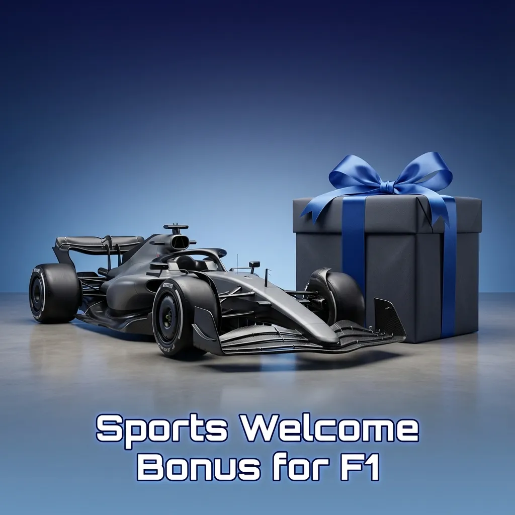 F1 sports welcome bonus for new Ghana customers on first deposit at 1win; usable on pre-race/live markets; wagering required
