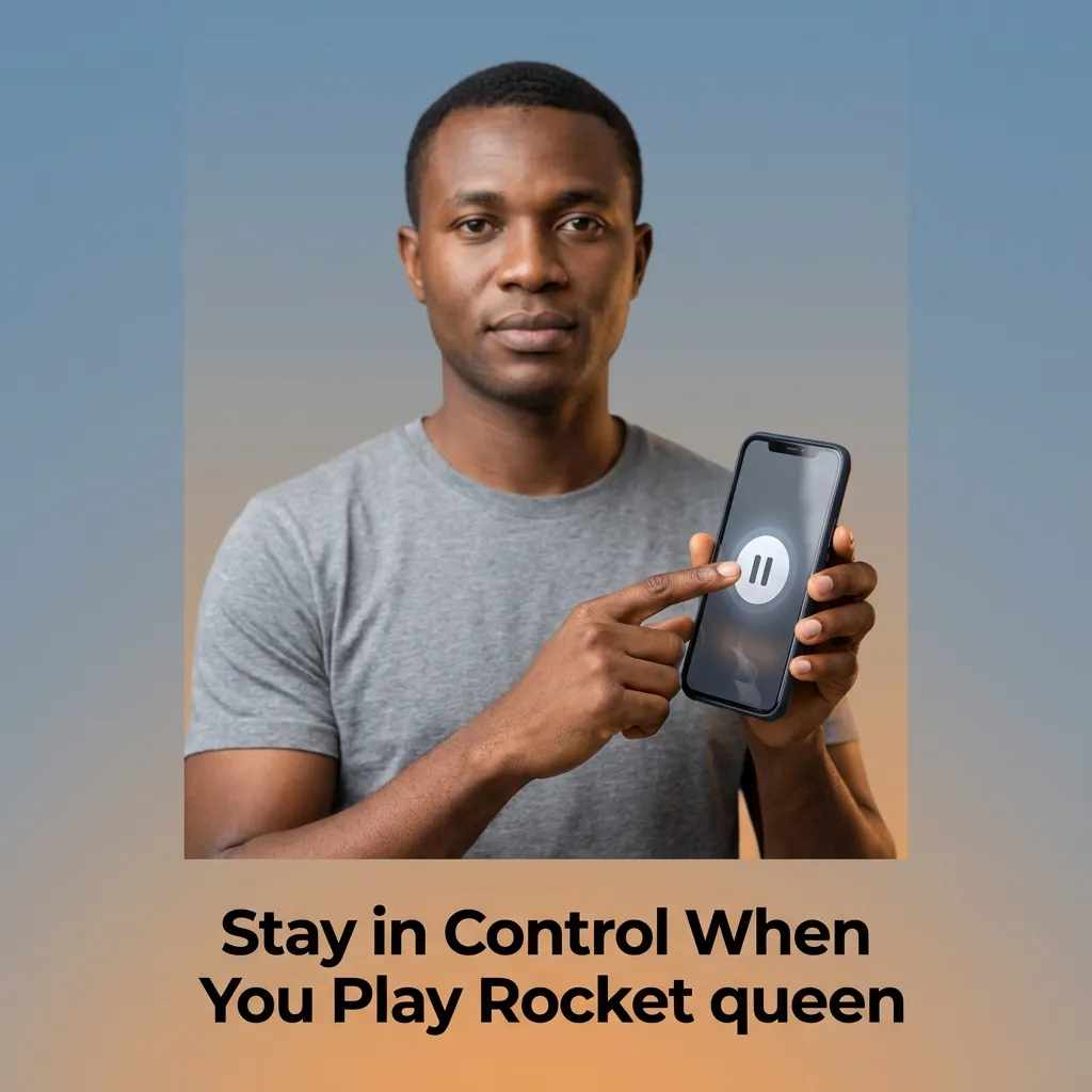 Responsible Rocket Queen play: set a GHS budget, use deposit/loss limits, take breaks, never chase losses.