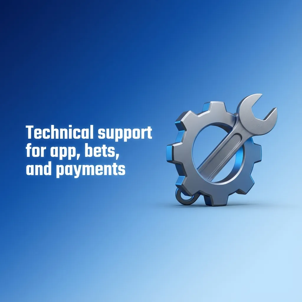 Technical support via chat or email for login, app, betting, and payment issues; rapid response and ticket tracking.
