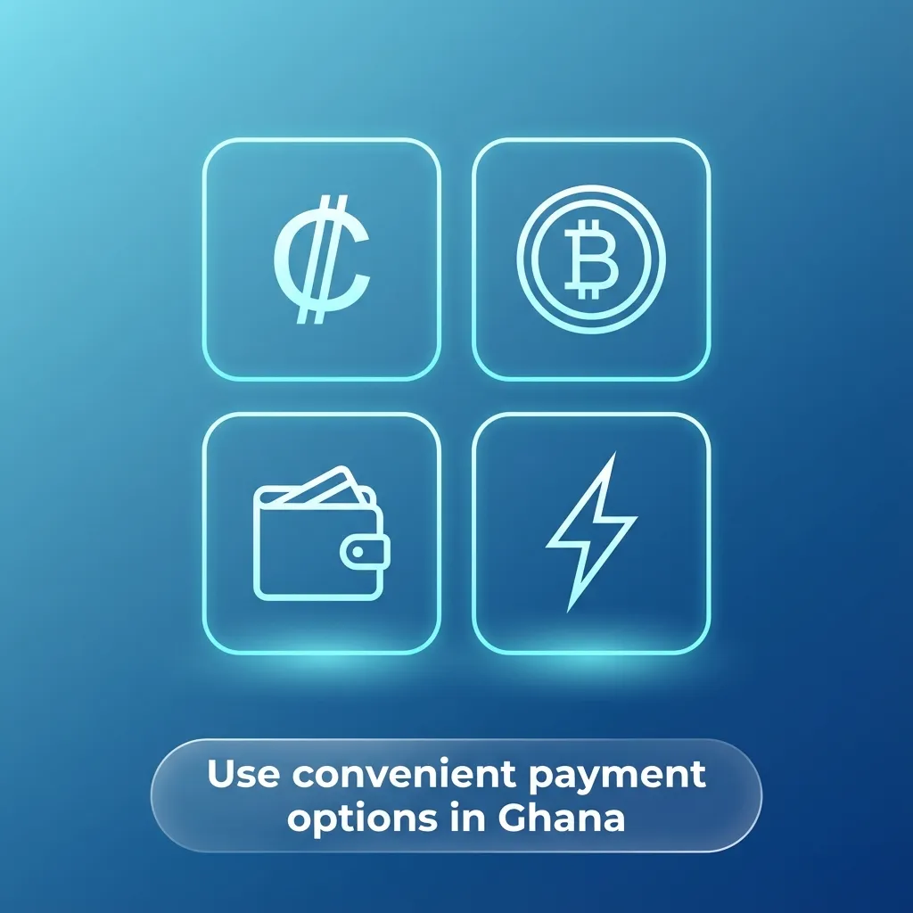 Secure Ghana payment options: MTN MoMo, Vodafone Cash, AirtelTigo Money, cards, bank transfer, crypto, Skrill, Neteller