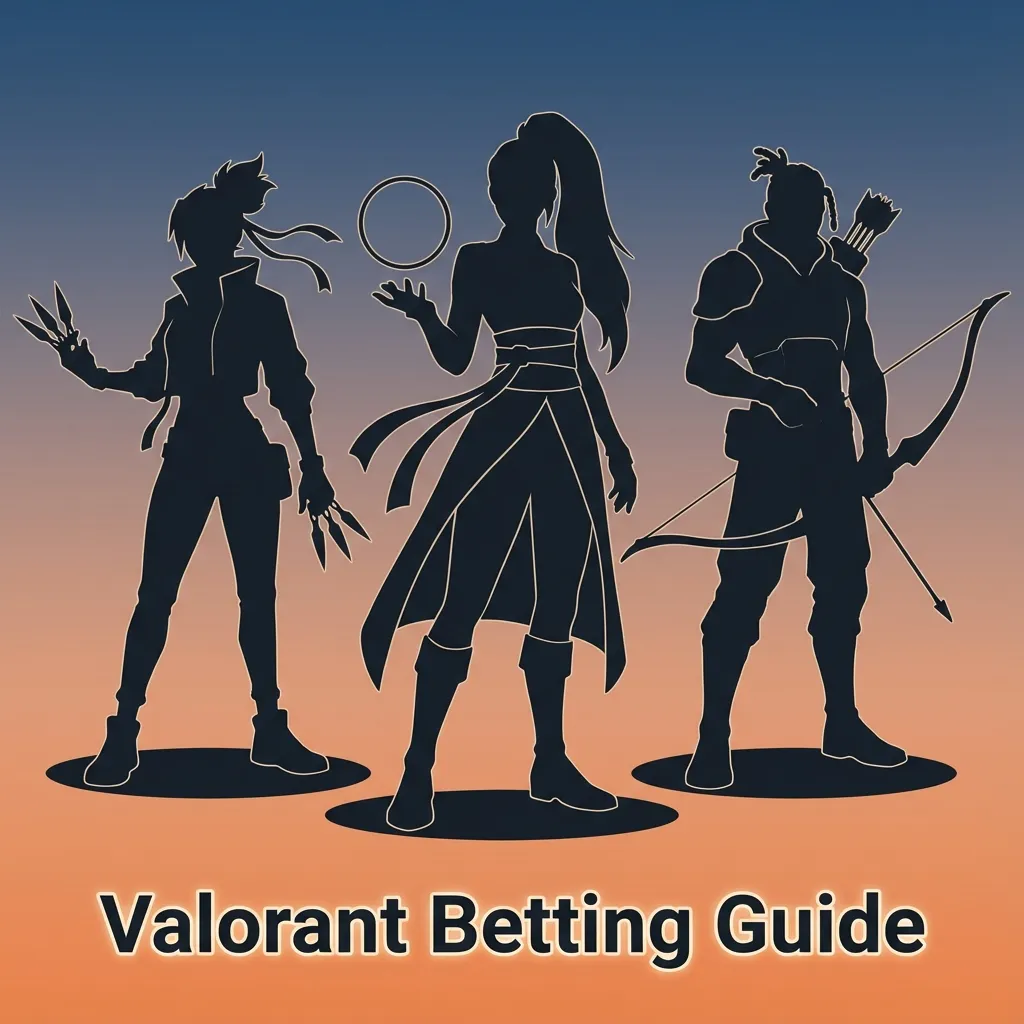 Valorant betting guide with markets like match/map winner, handicaps, totals, live betting, and major VCT events.