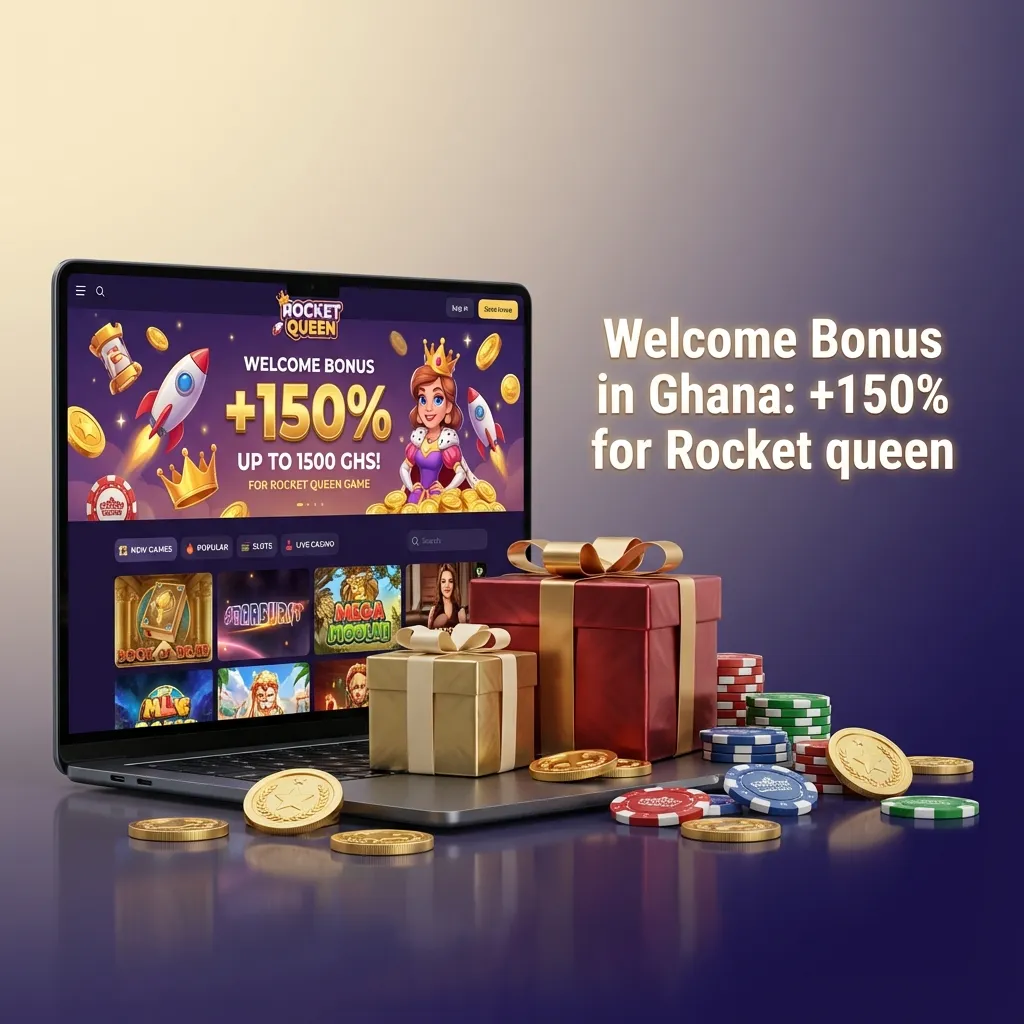 Ghana welcome bonus: +150% for Rocket Queen. Use code 1WINGHANA on first deposit; min GHS 20.