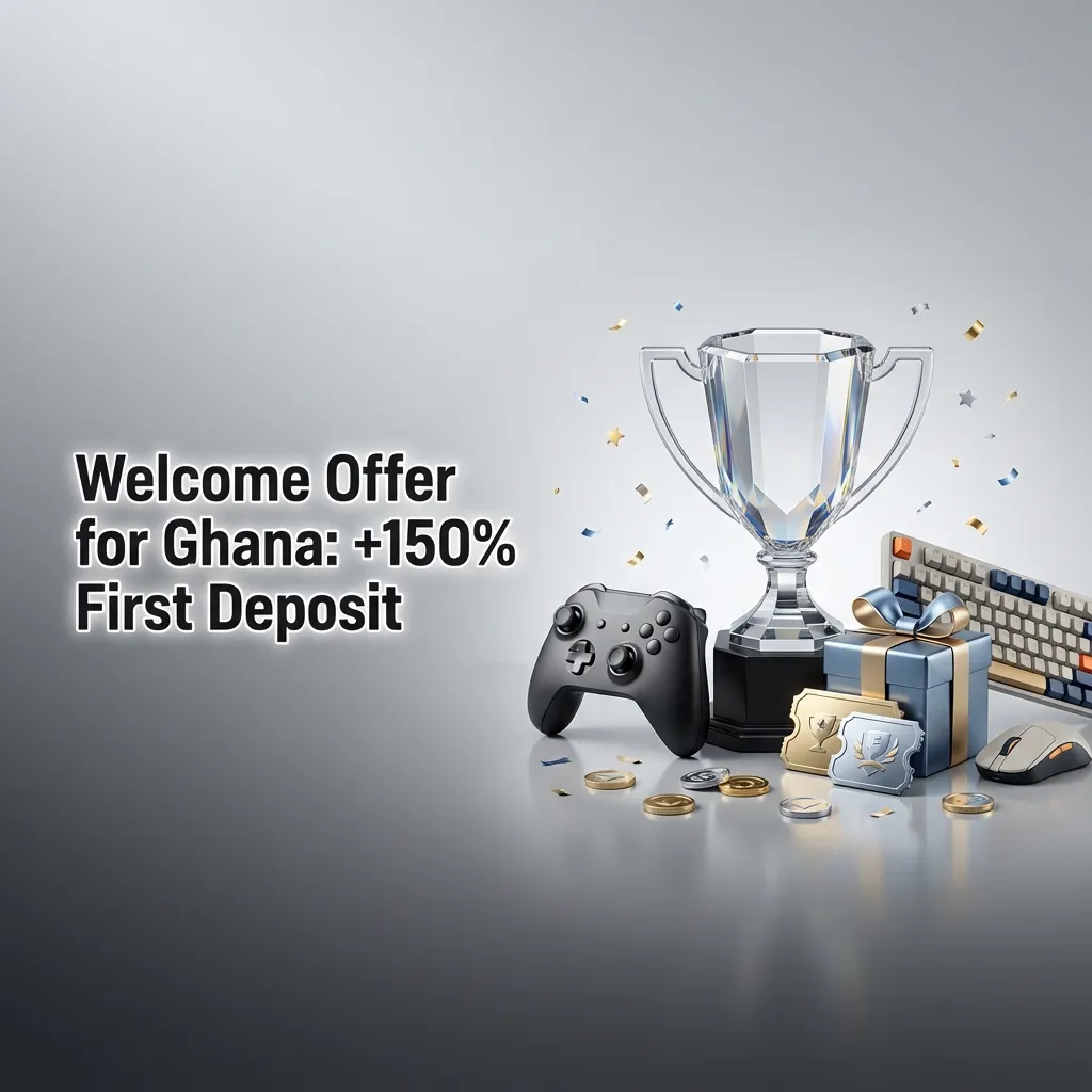 Ghana welcome offer: +150% first deposit for esports bets. Use code 1WINGHANA. Deposit in GHS via mobile money or cards.