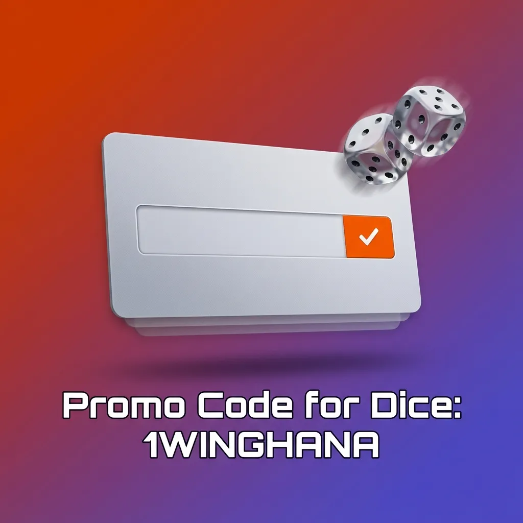 1win Dice promo: use code 1WINGHANA before first deposit for +150% casino balance match.