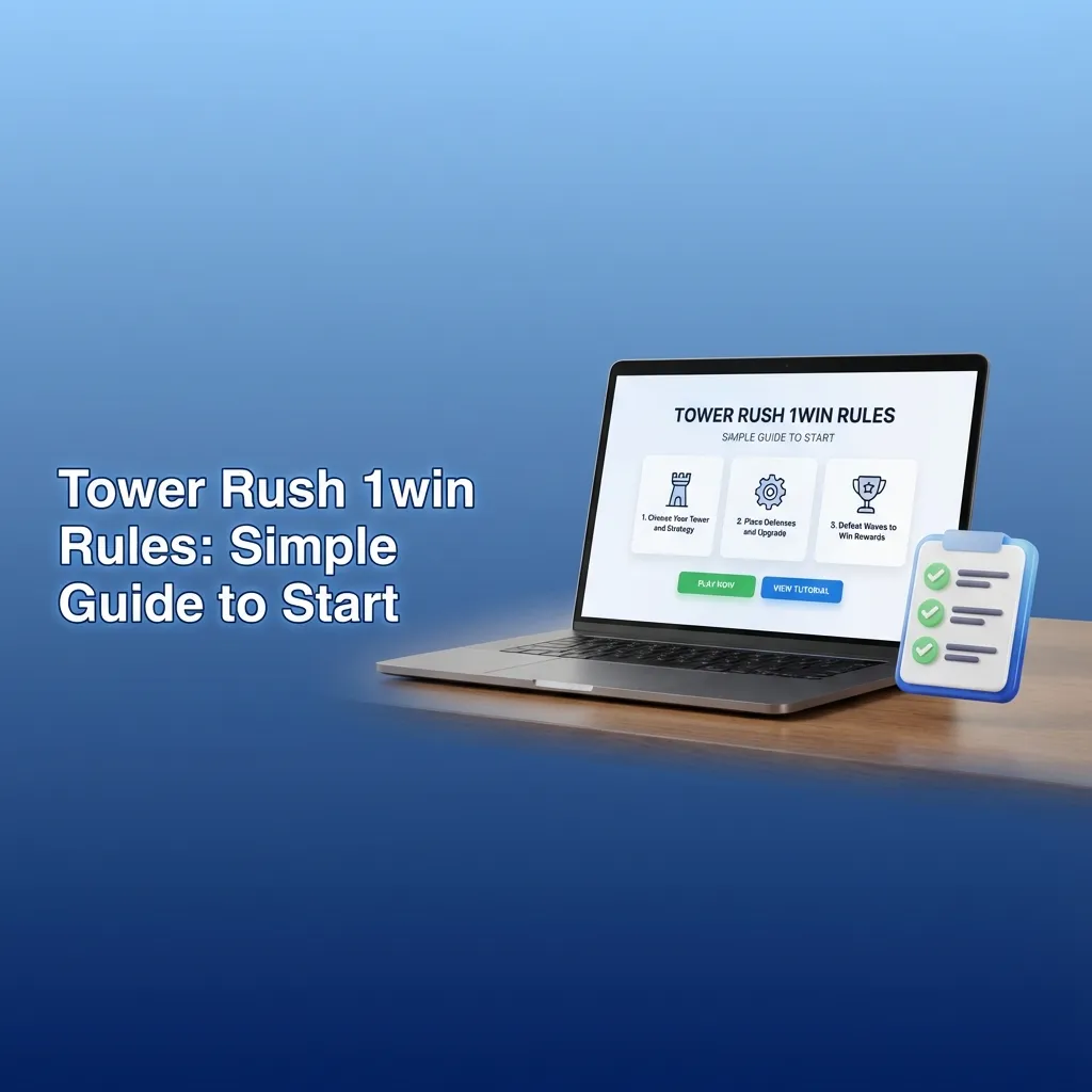 Tower Rush 1win guide: bet, choose risk, pick safe tiles to climb and boost multiplier, cash out before a wrong pick.